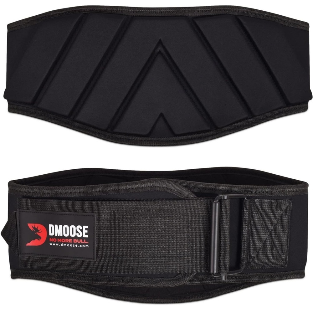 DMoose Fitness Weight Lifting Belt, Comfortable Lumbar & Back Support